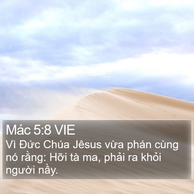 Mác 5:8 VIE Bible Verse Image