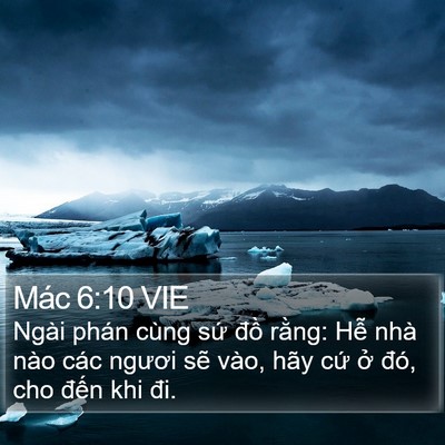 Mác 6:10 VIE Bible Verse Image