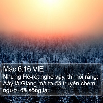 Mác 6:16 VIE Bible Verse Image