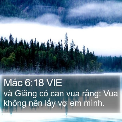 Mác 6:18 VIE Bible Verse Image