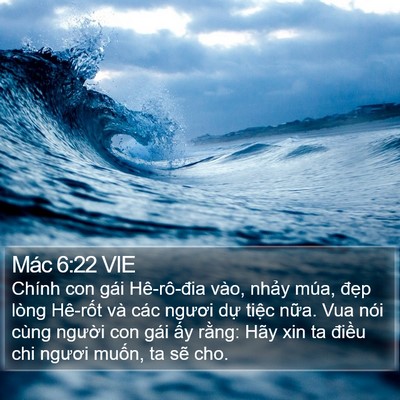 Mác 6:22 VIE Bible Verse Image