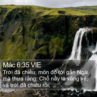 Mác 6:35 VIE Bible Verse Image