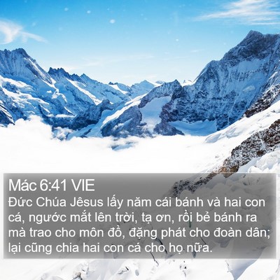 Mác 6:41 VIE Bible Verse Image