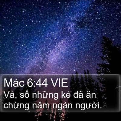 Mác 6:44 VIE Bible Verse Image