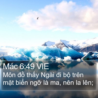 Mác 6:49 VIE Bible Verse Image