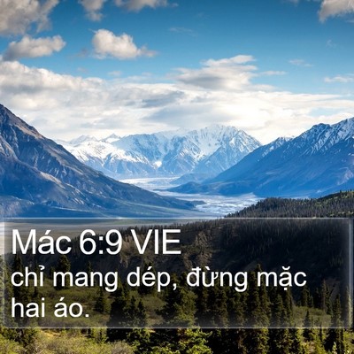 Mác 6:9 VIE Bible Verse Image