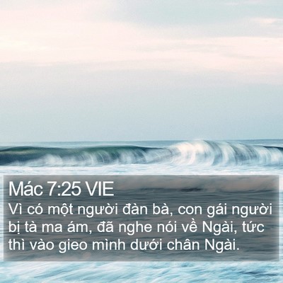 Mác 7:25 VIE Bible Verse Image