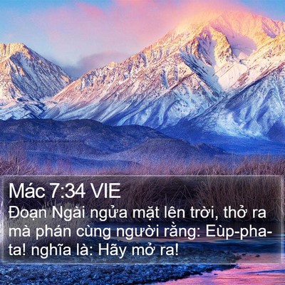 Mác 7:34 VIE Bible Verse Image