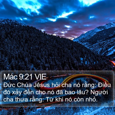 Mác 9:21 VIE Bible Verse Image