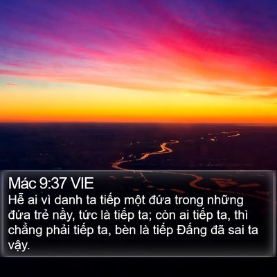 Mác 9:37 VIE Bible Verse Image
