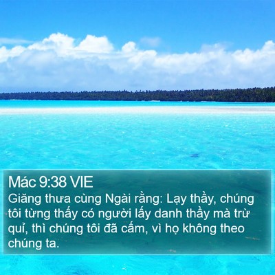 Mác 9:38 VIE Bible Verse Image