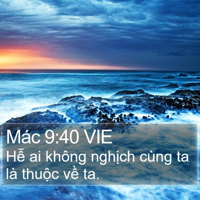 Mác 9:40 VIE Bible Verse Image