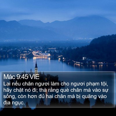Mác 9:45 VIE Bible Verse Image