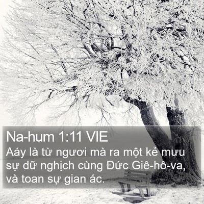 Na-hum 1:11 VIE Bible Verse Image