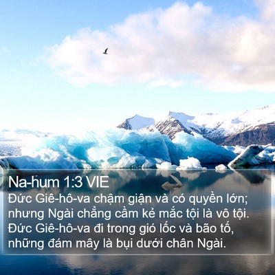 Na-hum 1:3 VIE Bible Verse Image