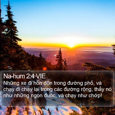 Na-hum 2:4 VIE Bible Verse Image