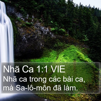 Nhã Ca 1:1 VIE Bible Verse Image