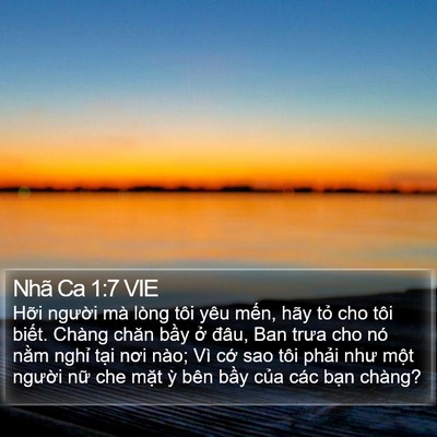 Nhã Ca 1:7 VIE Bible Verse Image