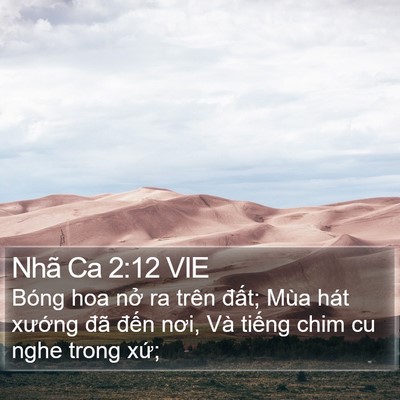 Nhã Ca 2:12 VIE Bible Verse Image