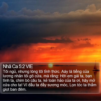 Nhã Ca 5:2 VIE Bible Verse Image