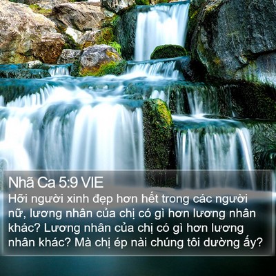 Nhã Ca 5:9 VIE Bible Verse Image