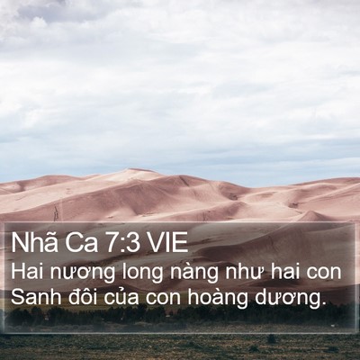 Nhã Ca 7:3 VIE Bible Verse Image
