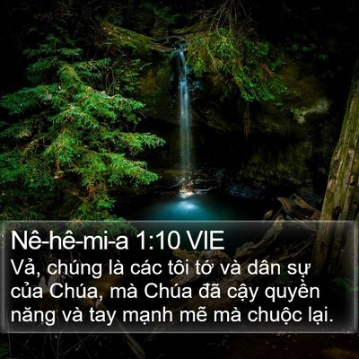 Nê-hê-mi-a 1:10 VIE Bible Verse Image