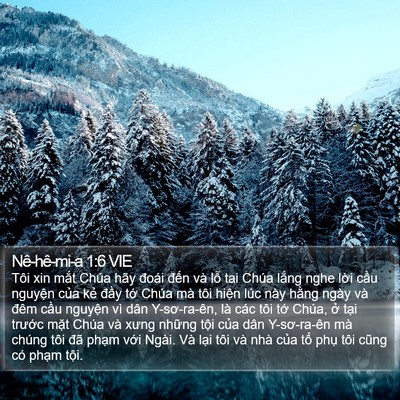 Nê-hê-mi-a 1:6 VIE Bible Verse Image