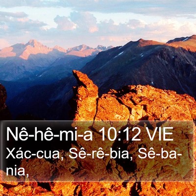 Nê-hê-mi-a 10:12 VIE Bible Verse Image