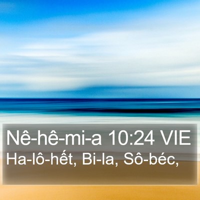 Nê-hê-mi-a 10:24 VIE Bible Verse Image