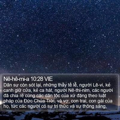 Nê-hê-mi-a 10:28 VIE Bible Verse Image