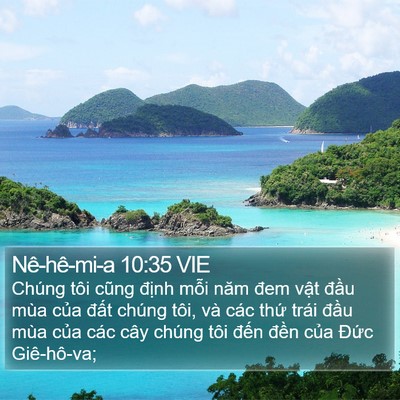 Nê-hê-mi-a 10:35 VIE Bible Verse Image