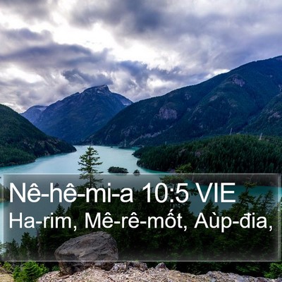 Nê-hê-mi-a 10:5 VIE Bible Verse Image