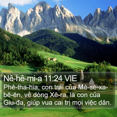 Nê-hê-mi-a 11:24 VIE Bible Verse Image