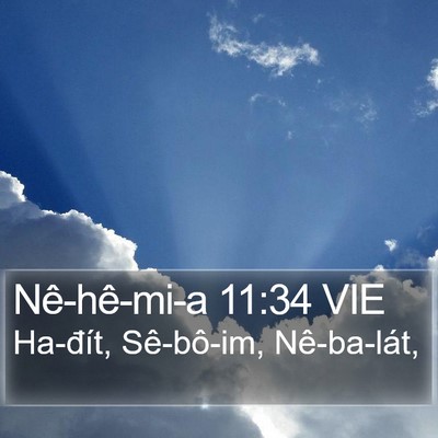 Nê-hê-mi-a 11:34 VIE Bible Verse Image