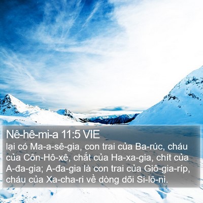 Nê-hê-mi-a 11:5 VIE Bible Verse Image