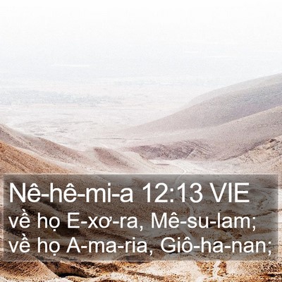 Nê-hê-mi-a 12:13 VIE Bible Verse Image
