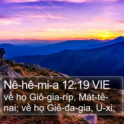 Nê-hê-mi-a 12:19 VIE Bible Verse Image