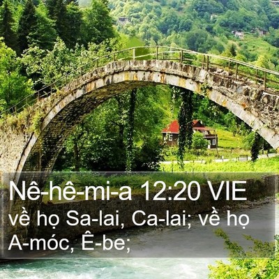 Nê-hê-mi-a 12:20 VIE Bible Verse Image