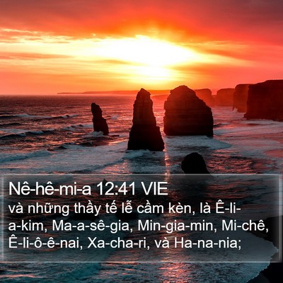 Nê-hê-mi-a 12:41 VIE Bible Verse Image