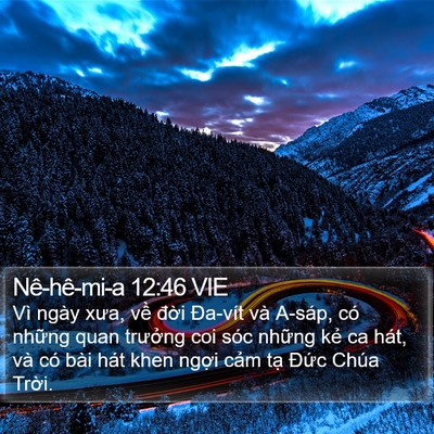 Nê-hê-mi-a 12:46 VIE Bible Verse Image
