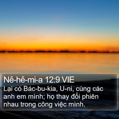 Nê-hê-mi-a 12:9 VIE Bible Verse Image