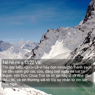 Nê-hê-mi-a 13:22 VIE Bible Verse Image