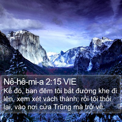 Nê-hê-mi-a 2:15 VIE Bible Verse Image