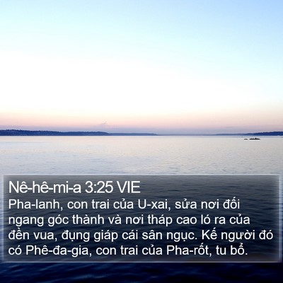 Nê-hê-mi-a 3:25 VIE Bible Verse Image