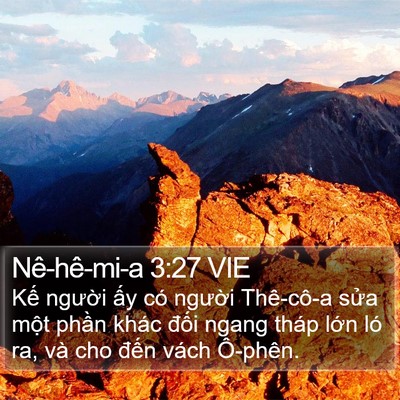 Nê-hê-mi-a 3:27 VIE Bible Verse Image