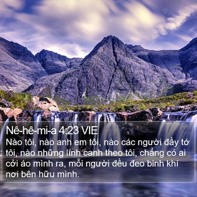 Nê-hê-mi-a 4:23 VIE Bible Verse Image