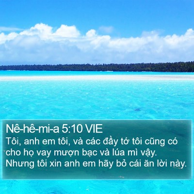 Nê-hê-mi-a 5:10 VIE Bible Verse Image