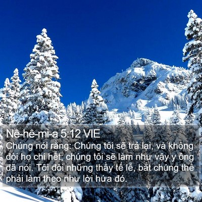 Nê-hê-mi-a 5:12 VIE Bible Verse Image