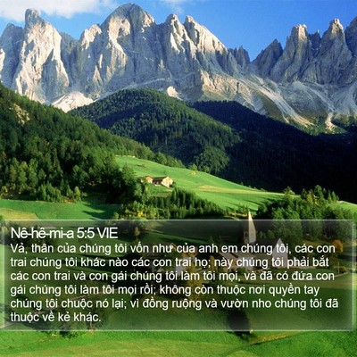 Nê-hê-mi-a 5:5 VIE Bible Verse Image